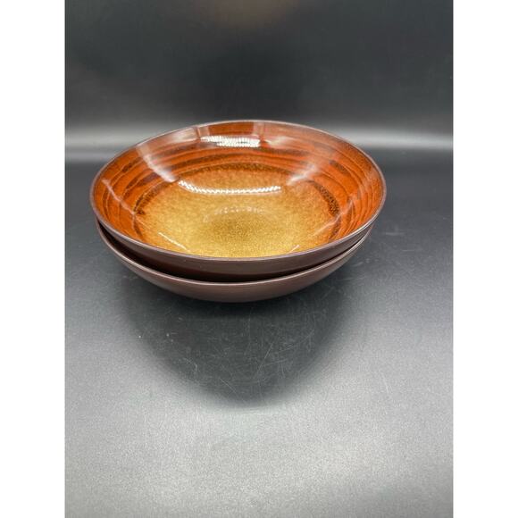 Roscher Oak Hill Stoneware Set of 2 Soup Bowls 7.75" - Picture 2 of 7